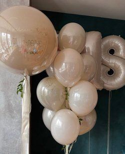 Композиція кульки з гелієм "З Днем Народження" 0226 0226 фото