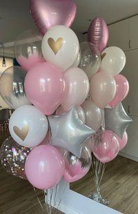 Композиція кульки з гелієм "З Днем Народження" 0527 0527 фото
